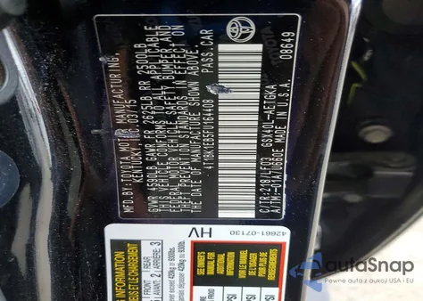 2015 Toyota Avalon Xle z USA, uszkodzony, nr VIN 4T1BK1EB5FU164408